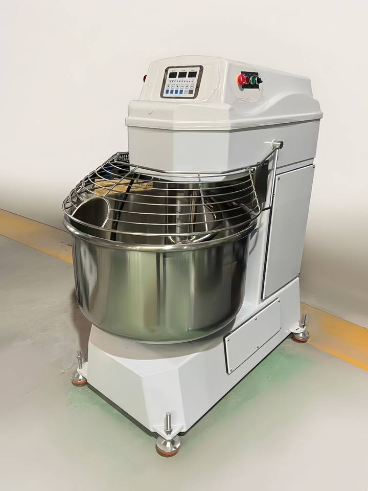 Bread Bakery Spiral Dough Mixer, Digital Control Dual speed Dough ...