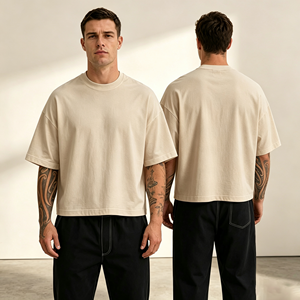 <span class=keywords><strong>เสื้อ</strong></span><span class=keywords><strong>ยืด</strong></span>ครอปผู้ชายแบบเรียบ ไม่มีลาย ตัดเย็บตามสั่ง เนื้อผ้าหนา พิมพ์ลายโลโก้ด้วยความร้อน <span class=keywords><strong>เสื้อ</strong></span>ครอปสตรีทแวร์ผู้ชาย ขายส่ง - Product Image 3