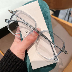 Lunettes tendance à monture carrée anti-lumière bleue, monture complète unisexe, verres PC pour la protection de la myopie, fabriquées à Taizhou P4 30237 - Product Image 3