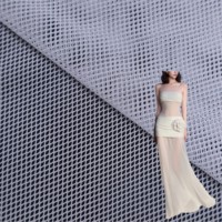 Tissu en maille respirante et à séchage rapide 92% Polyester + 8% Spandex pour vêtements de sport et jupes Tissu en maille