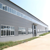 Talleres de estructura de acero de estilo industrial moderno Panel sándwich de construcción de metal de varios pisos para oficina Hospital Escuela Centro comercial