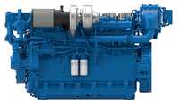 Moteur diesel marin Weichai Baudouin série 6m26.3, 815 ch, refroidi par eau, 4 temps, 6 cylindres, pour bateau