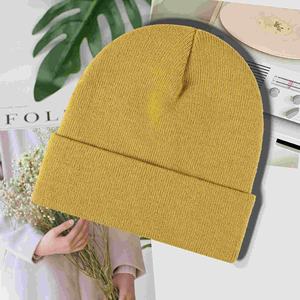 Gorro de punto de fibra acrílica personalizado al por mayor, gorro cálido de invierno a prueba de viento para adultos con logotipo bordado multicolor - Product Image 6