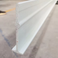 Plancher en lattes de plastique épaissi et durable pour élevage de porcelets, cages pour animaux, abris pour bétail, certifié ISO9001, personnalisable