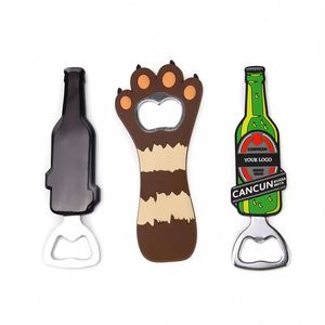 Abridor de Botellas Magnético con Logotipo Personalizado, Impresión UV, Recuerdos de Plástico para Refrigerador, para Bodas y Eventos, Disponible al por Mayor - Product Image 3