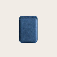 Dompet Magsafe Italia Mewah untuk OEM Logo Kustom, Tempat Kartu Magnetik, Hadiah Bisnis Korporat Premium untuk Pria