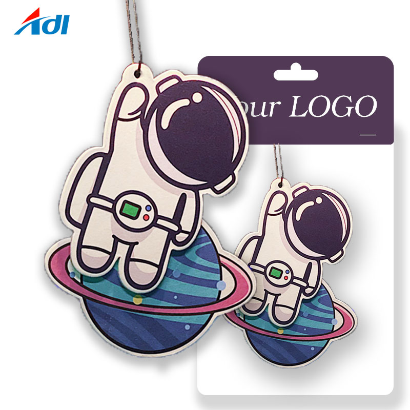 Недорогой бумажный автомобильный освежитель воздуха с различной формой и ароматом, с индивидуальным двухсторонним логотипом