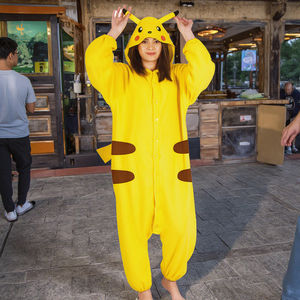 Disfraz <span class=keywords><strong>de</strong></span> <span class=keywords><strong>Pikachu</strong></span> Tipo Mameluco Enterizo para Cosplay <span class=keywords><strong>de</strong></span> Dibujos Animados para Adultos, Ideal para Juegos <span class=keywords><strong>de</strong></span> Rol, Fiestas <span class=keywords><strong>de</strong></span> <span class=keywords><strong>Pijamas</strong></span> y Campañas <span class=keywords><strong>de</strong></span> Padres e Hijos - Product Image 3