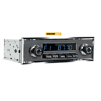 Grandnavi - Estéreo para Auto Portátil 1DIN con Sonido Retro, USB, BT, MP3/WAV, Sonido de Alta Resolución, 7 Colores, AUX, FM, AM, RDS, Unidad Principal Universal para Volante