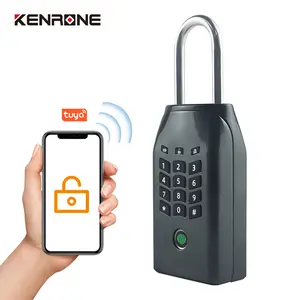 High security outdoor padlock style key safety box car window lock box for keys