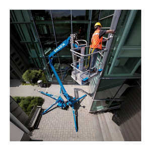 Araignée montée sur remorque remorquable articulée de 8m à 20m nacelle élévatrice à flèche pour la construction de bâtiments nacelle élévatrice à flèche - Product Image 2