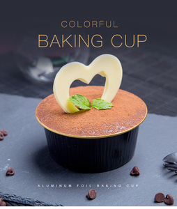 Ramekin Monouso per Torte, Muffin e Budini, Vaschette <span class=keywords><strong>in</strong></span> <span class=keywords><strong>Alluminio</strong></span> Colorato, Foglio di <span class=keywords><strong>Alluminio</strong></span> da 0,1mm per Contenitori - Product Image 6