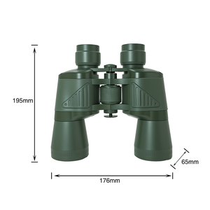 Binoculares Clásicos Verde <span class=keywords><strong>Bosque</strong></span> 7x50 de Alto Brillo con Prisma Porro, Telescopio Óptico para Observación de Aves, Seguridad, Senderismo y Camping - Product Image 5
