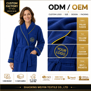 Bata de casa elegante de forro <span class=keywords><strong>polar</strong></span> con cuello en V para <span class=keywords><strong>mujer</strong></span>, con cierre de cordón, de longitud completa, estampado 3D, cálida para invierno, ropa de dormir. - Product Image 5