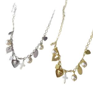 Collier bohème rétro accessoire longue chaîne <span class=keywords><strong>de</strong></span> chandail avec pendentif ethnique géométrique coeur étoile <span class=keywords><strong>de</strong></span> mer collier cadeau <span class=keywords><strong>femme</strong></span> tendance - Product Image 2