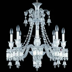 Lampadario di lusso Jewellerytop luci fantasiose per la casa bakarat lampadario di cristallo moderna candela matrimonio lampadario centrotavola