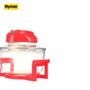Myriver Ce Convection Oven Halogen Oven 12L Multifunctional All In 1 Kitchen Home Glass Bowl Toaster Oil-Free Hot Deep Air Fryer