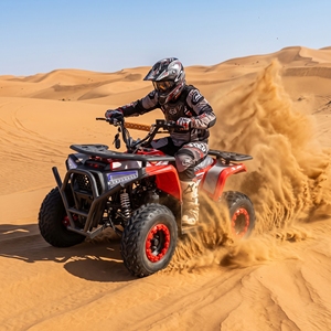 Nouveau design 2026 <span class=keywords><strong>Quad</strong></span> électrique <span class=keywords><strong>48V</strong></span> <span class=keywords><strong>1000W</strong></span> 30km/h Autonomie 30km Freins à disque avant et arrière Vente chaude - Product Image 1