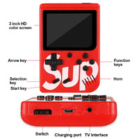 Console de Jeu Portable 400-en-1 Pas Chère, Écran 3.0 Pouces, Style Rétro Classique, Joystick, Idéale pour Cadeau d'Anniversaire Enfant