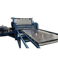 Machine de gaufrage en acier au carbone d'acier inoxydable de plaque de damier anti-dérapante de l'Inde de tension personnalisée