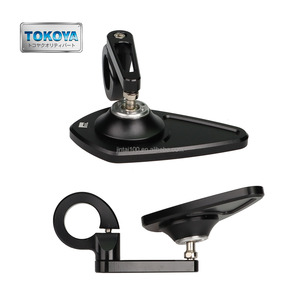 Rétroviseur <span class=keywords><strong>de</strong></span> moto universel à extrémité <span class=keywords><strong>de</strong></span> barre CNC en aluminium verre bleu 7/8 22mm <span class=keywords><strong>guidon</strong></span> pour Honda <span class=keywords><strong>Yamaha</strong></span> Suzuki Kawasaki - Product Image 3