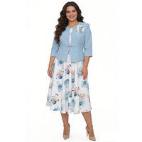 Offre Spéciale – Ensemble Deux Pièces Luxe Turc Grande Taille Style Africain pour Femme – Idéal pour l'Église