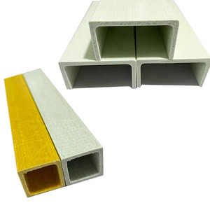 Sợi thủy tinh sợi thủy tinh gia cố nhựa purlin ngày Khung chống ăn mòn pultrusion hồ sơ Vuông Cắt ống hình chữ nhật - Product Image 5