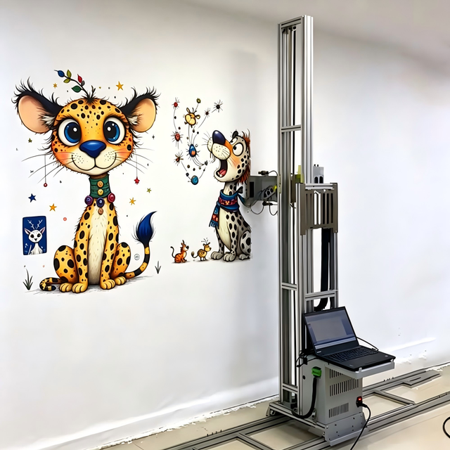 Automatic Digital Wall Painting Machine, Robot UV 3D Printer, Vertical Wall Printer Construction Equipment