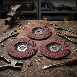 Machine professionnelle de fabrication de disques à lamelles de 4,1/2 pouces, <span class=keywords><strong>disque</strong></span> à lamelles flexible <span class=keywords><strong>pour</strong></span> ponçage du <span class=keywords><strong>bois</strong></span> de bonne qualité - Product Image 2