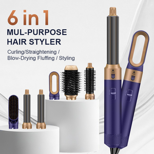 6 en 1 1000W 220V Hair Styler Caja de regalo Cepillo de aire caliente <span class=keywords><strong>Secador</strong></span> de pelo <span class=keywords><strong>con</strong></span> rizador Multi Styler <span class=keywords><strong>para</strong></span> secar el cabello" - Product Image 6