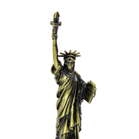 Statue de la Liberté en Métal Moulé Sous Pression, Modèle d'Artisanat, Décoration de Maison, Collection de Souvenirs, Sculpture d'Art, Taille Personnalisée