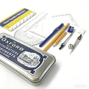 Ensemble de compas pour étudiants OXFORD HELIX, en métal, pour le dessin mathématique, papeterie spéciale - Product Image 2