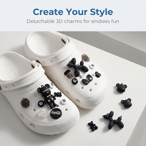 รองเท้าแมรี่เจนแบบสวม Unisex รุ่น Yearning Violent Bear แฟชั่นฤดูร้อน ผ้าตาข่าย รีไซเคิลได้ กันลื่น กันน้ำ พื้นนุ่มแบบแพลตฟอร์ม พร้อม Air Cushion - Product Image 1