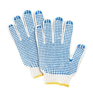 Fabricante mayorista de guantes de lana blanqueada, resistentes al desgaste, antideslizantes, protectores, con puntos adhesivos y pegamento. - Product Image 4