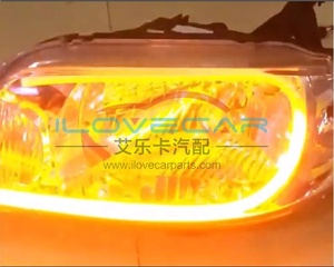 AILECAR - Luz de Circulación Diurna LED Secuencial Flexible de 60 cm con Intermitentes, Tira de LED de Silicona para Automóvil - Product Image 5