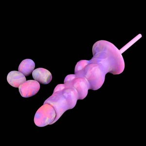 Monster Dildo Ovipositor Dildo Hollow con 5 huevos Juguete sexual para adultos para mujeres Parejas Lobo Anudado Dildo Mujeres Juguetes sexuales grandes - Product Image 3