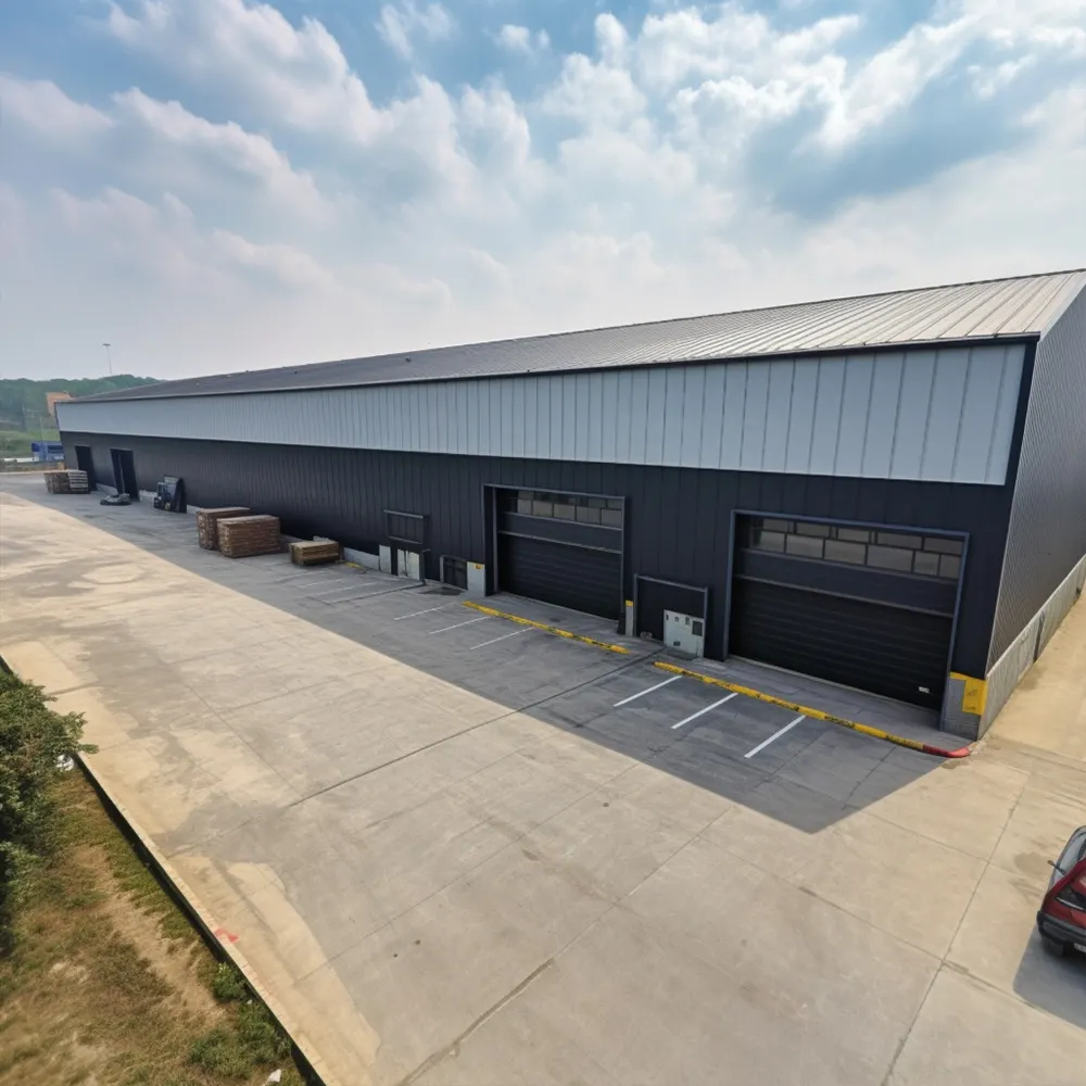 Wide Span Prefabricated Steel Structure Industrial Construction Metal Building Warehouse