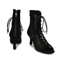 2024 Style chaud dames chaussures de danse à talons hauts de haute qualité en cuir véritable respirant caractéristiques doublure confortable très populaire
