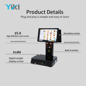 Kỹ thuật số Trọng lượng Quy mô tiền mặt đăng ký POS hệ thống màn hình cảm ứng tất cả trong một điện tử có trọng lượng Quy mô với máy in Fob giá tham khảo - Product Image 2