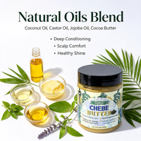 ALLOCS Beurre de Chebe 250g – Beurre capillaire concentré naturel aux herbes pour la croissance des cheveux, anti-casse et hydratation intense – Usage quotidien