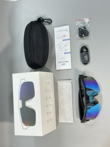 แว่นตาอัจฉริยะ Q01 สไตล์สปอร์ตกลางแจ้ง 8MP BT5.3 WiFi พร้อมผู้ช่วยเสียง AI เลนส์ไล่เฉดสีน้ำเงิน แบตเตอรี่ 270mAh - Product Image 6