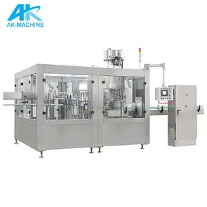 DGF24-24-8 Carbonated Beverage Filling Machine Soft Drink Making Machines With Mixing System Carbonated Drink Production Line