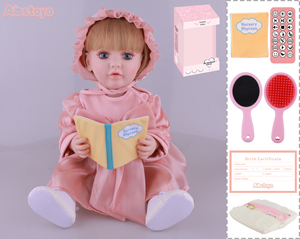 Poupée Reborn FiveStar de 56 cm en Vinyle et Caoutchouc, Jouet de Mode Réaliste pour Enfants, Idéale pour Lire des Histoires - Product Image 6