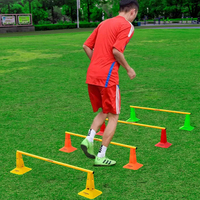 Cônes de marquage en plastique pour l'agilité au football, équipement d'entraînement de football, ensemble d'entraînement sportif, barre d'obstacle multifonctionnelle pour l'entraînement