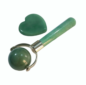 Outils de beauté pour raffermir la peau, petit rouleau de glace rafraîchissant en aventurine verte jade pour le visage - Product Image 4