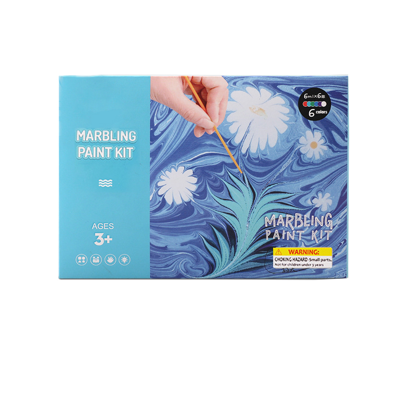 Оптовая продажа: 20 шт 6x6 мл воды под мрамор краски Художественные Набор сделай сам для детей Набор для раскрашивания
