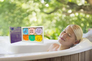 Logotipo personalizado Aroma ducha tableta 30g aceite esencial ducha vapor Hotel hogar fragancia baño explosión sal tableta - Product Image 2