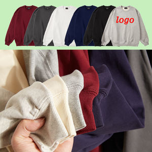 450 gramos 100% algodón peso pesado alta calidad diseño de moda pulóver de gran tamaño gota hombro cadena menos sudaderas Popular - Product Image 1