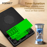 Timbangan Kopi Digital ChangXie OEM 2024 AAA Battery Mini Small Acaia Drip Pocket 5kg 0.1g 3kg 0.1g dengan Fitur Waktu