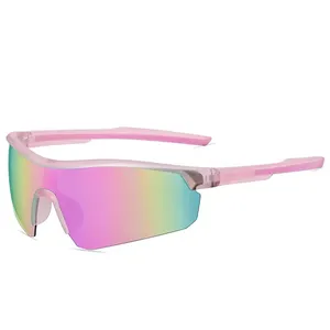 Nouvelles lunettes de soleil de cyclisme pour enfants, lunettes de soleil de sport résistantes aux UV, tendance, en TR90 - Product Image 4